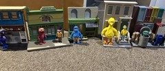 Sesame Street Custom Super7 Style Scale Diorama The Fix It Shop