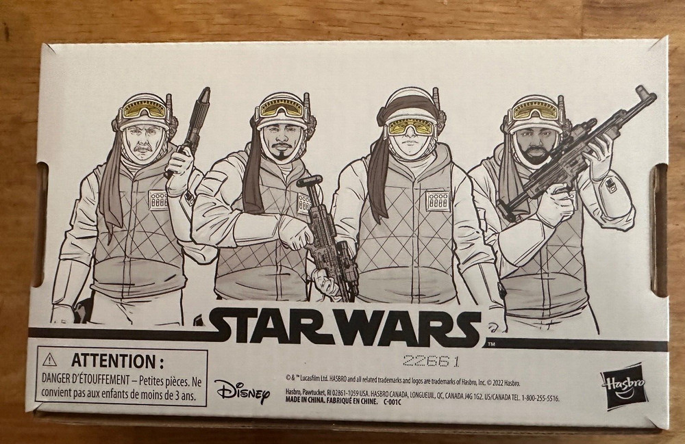 Star Wars Vintage Collection Rebel Soldier (Echo Base Battle Gear) 4 pack set