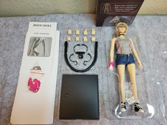 JIAOU DOLL 1:6 Suntan Skin Figure Body Large Bust 12″ Female Toys with clothing