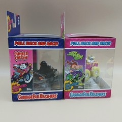 Garbage Pail Kids GPK Krashers Lot 2 Nasty Nick Messy Tessie Vehicle Figurines