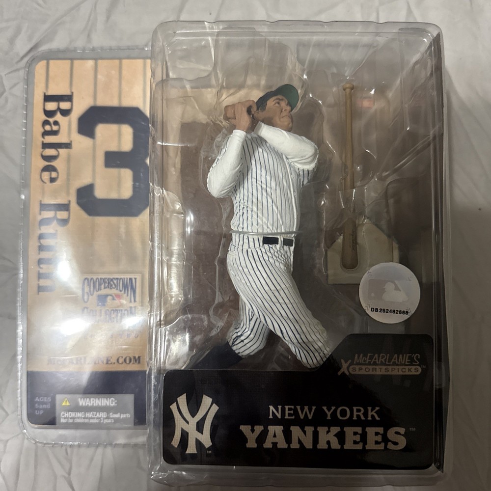 McFarlane Cooperstown Collection Series 2 Babe Ruth New York Yankees UNOPENED