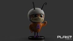 Atom Ant: The World’s Mightiest Mite | Premium 3D Printed Art