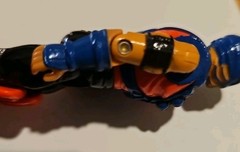 Gi Joe RED NINJAS figure v1 original 1993 Ninja Force Battle Ax Vehicle driver