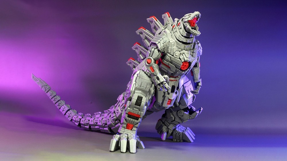 3D printed mecha Godzilla( PLS Read Description)
