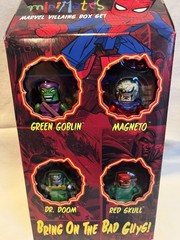 Marvel Minimates 4x BRING ON THE BAD GUYS Green Goblin-Magneto-Dr.Doom-Red Skull