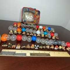 Lot 42 WWE WWF ECW WCW Mini Squinkies Wrestling Figures Tiny 0.75″ Tall CENA BAG