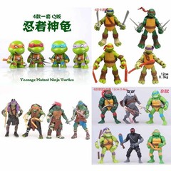 4 PCs Movie Teenage Mutant Ninja Turtles Classic Collection Action Figures