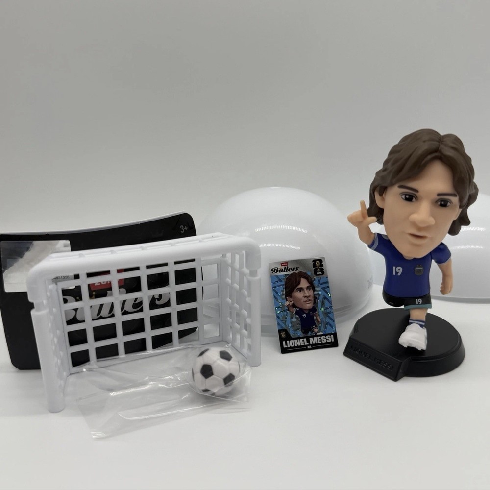Lionel Messi RARE Zuru Ballers Mini Figure FIFA World Cup 2026 Soccer Argentina