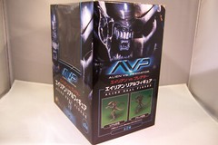 ALIEN VS PREDATOR: BLACK ALIEN XENOMORPH WARRIOR 9 inch DELUXE ACTION FIGURE NEW