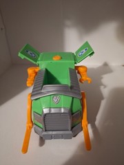 Paw Patrol Rocky Transforming Recycle Truck with Pop Out Tools w Rocky Figure