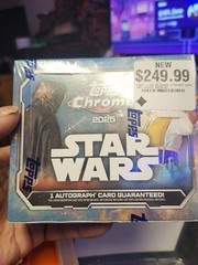 2025 Topps Chrome Star Wars Blaster box lot
