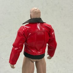 PB-JKT-RH-RD: 1/12 Red Real Leather Jacket for 6″ muscular to medium body