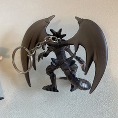 Set Of 2 Ty-Gi-Oh Keychains Yami Yugi And Dragon