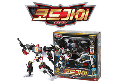 Hello Carbot The Braves Patrol Guys CODE GUY Transformer Robot Police Car 2025