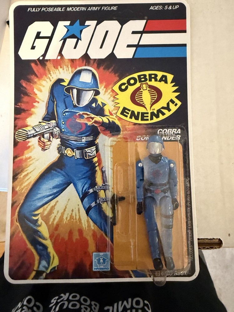 gi joe cobra commander 1982 Mickey Mouse Recarded Reproduction Card