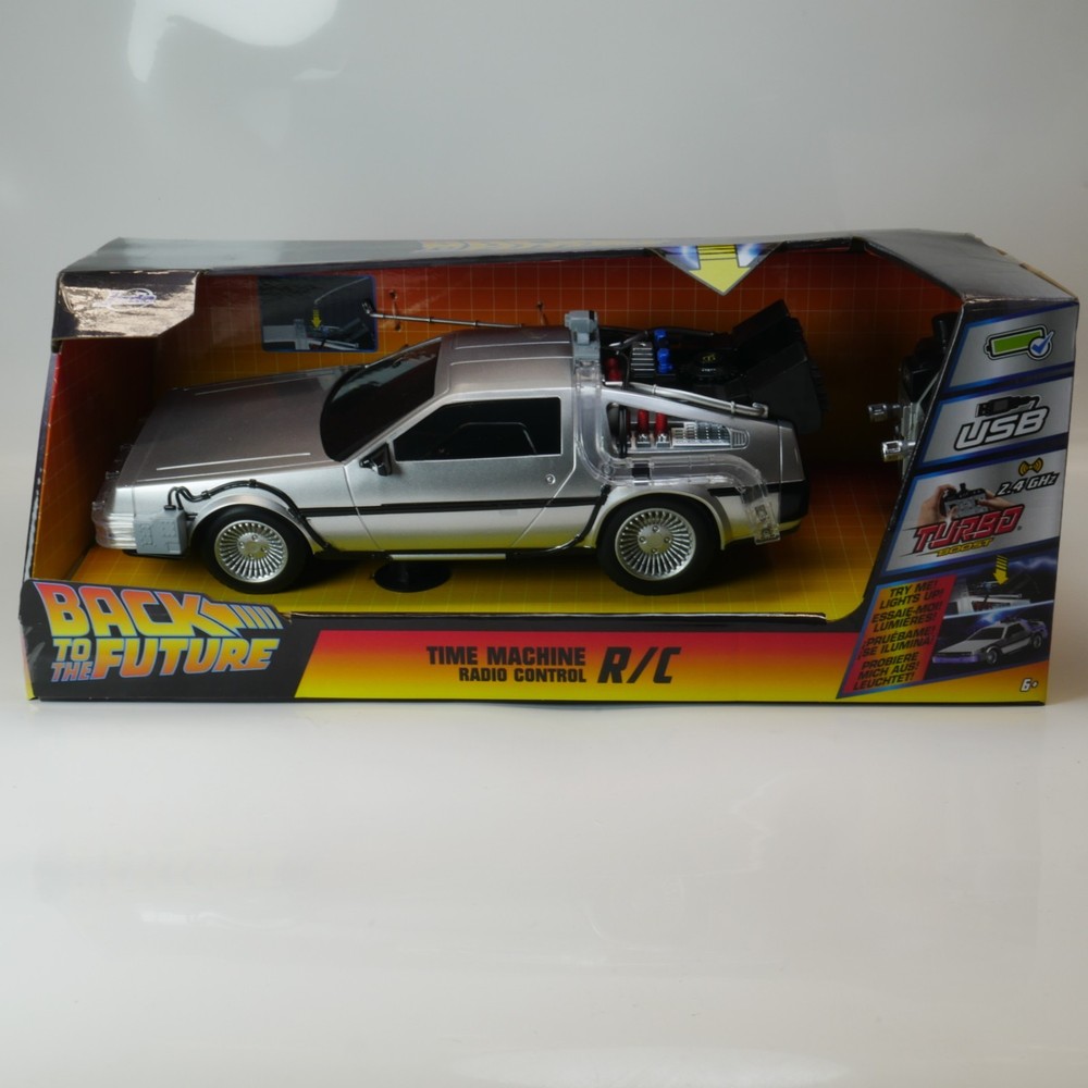 Hollywood Rides: Back to the Future DeLorean Time Machine RC (R/C) 1:16 Car 🆕