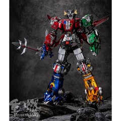 ReBorn-01 Beast King Painted Model with Metal Structure Giant Transform Combiner