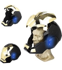 Iron Man Helmet with Voice, Touch & Remote Control – Black and Gold