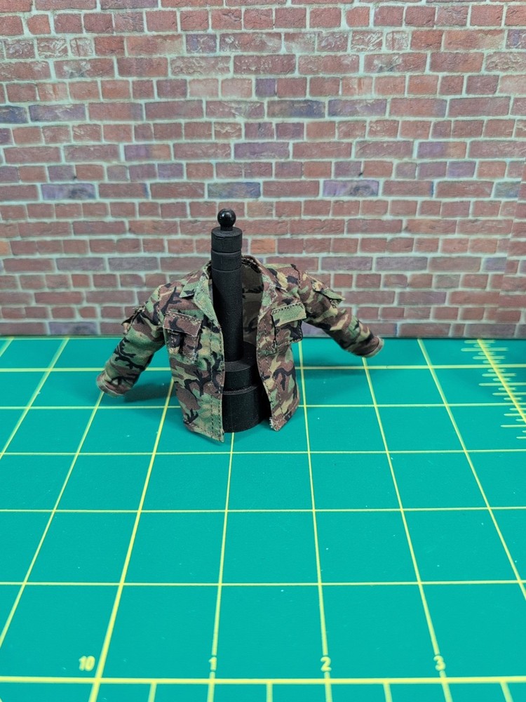 1/12 Scale Camo Jacket THIN Build Shirt 6″ Figure “US SELLER & I SHIP DAILY”