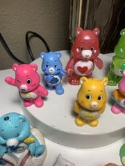 Vintage & Modern Lot of 12 Care Bear Toy Figures Collectible Bundle-Cake Toppers