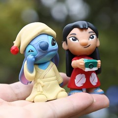 HOT 12pcs/set Stitch Scrump Lilo 5-7cm PVC Anime Figure Cartoon Characters Gift