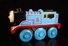 Lot of 7 Train Cars, 5 Thomas the Tank Engine Plastic, Die Cast Metal