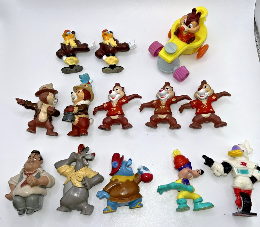 Kelloggs PVC Figures Ducktales Chip ‘N Dale Mighty Ducks Darkwing Baloo 13