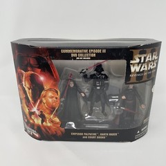 Star Wars III ROTS Commemorative Episode DVD Collection Figures Sith Lords