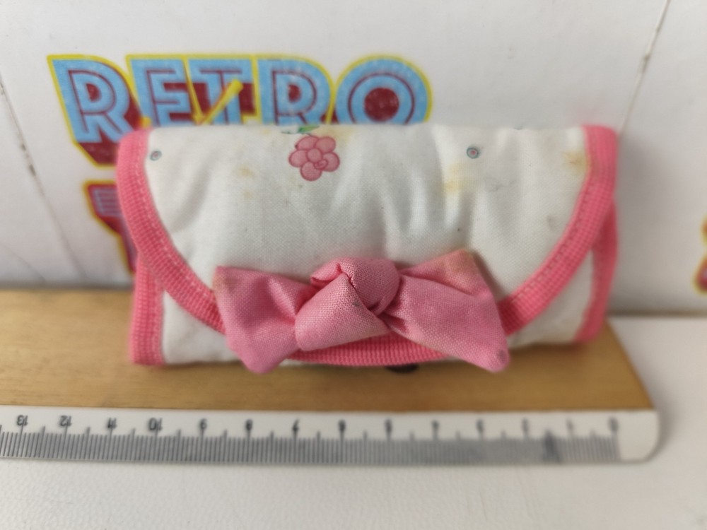 Keychain Soft Case Pink And White Washable Flowers Frogs Bergamo Italy