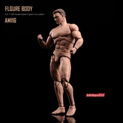 ANT 1:12 Muscular Strong Figure Flexible Body Head Hand Shape Shoes Male Doll