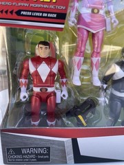 Goldar with Red Blue Pink Yellow & Black Rangers Action Figure 6-Pack