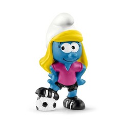 Smurfs 20805 Football Smurfette toy figure Schleich 21169 World Cup Soccer