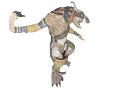 McFarlane Dragons Dragon Series 3 Komodo Clan 3 Dragon 6.5 inch Missing Hand