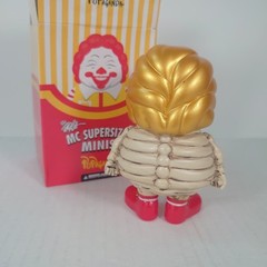 Ron English Popaganda X Secret Base Mc Supersized Bones Gold 4″ S2 Mindstyle