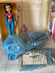 Wonder Woman w/Invisible Jet Plane Mattel. DC Superhero Girls JUST DEBOXED!
