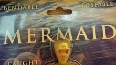 Mermaid Glow in the Dark Zombie Bendable / Poseable Mysterious Off the Wall Toys