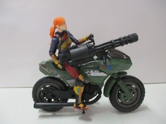 GI Joe Classified Series Scarlett and Motorcycle