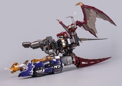 Pre-Sale New Explosion Model ZL-01 Megazord Action Figure Combined Toy 25cm