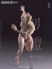 Romankey X COWL 1/12 White Joint Flexible Head 6″ Male Action Figure Body Doll