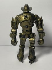 Jakks Pacific 2011 Real Steel set of 3 Figures – Six Shooter,Ambush,Midas Gold