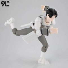 3D Printed Invincible Anissa Action Figure – Multi-Jointed Superhero Anime