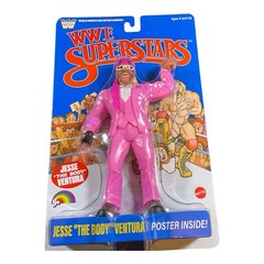 WWE Superstars Series 2 Jesse The Body Ventura Blue Card Variant LJN In Hand