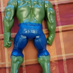 Hasbro Marvel Hulk Action Figure 2013 Green Blue Plastic 2010-2019