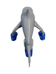 Tralalero Tralala Desk Decor, Italian Brainrot Shark Meme Figure, Shark in Sneak