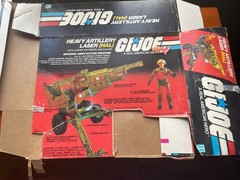 Vintage 1982 GI Joe HAL Complete w/Grand Slam, Box And Blueprints Great
