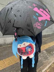 LOL Presale League of Legends Arcane Jinx Itabag Backpack 38cm Anime Head Bag