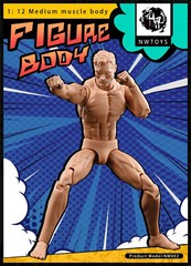 NwToys 1/12 Super Flexible Muscle Body Male Action Figure