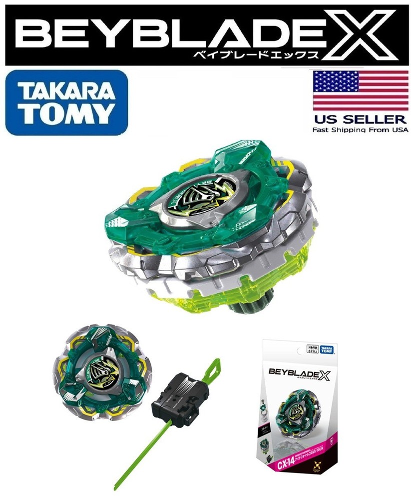 Takara Tomy Beyblade X CX-14 Starter Knightfortres GV8-70U US Seller In Stock