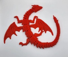 Articulating Flying Dragon 3D printed