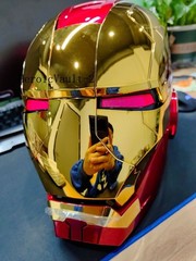 IN STOCK !!! AUTOKING Iron Man Helmet MK5 Electronic Voice Activated Open&Close